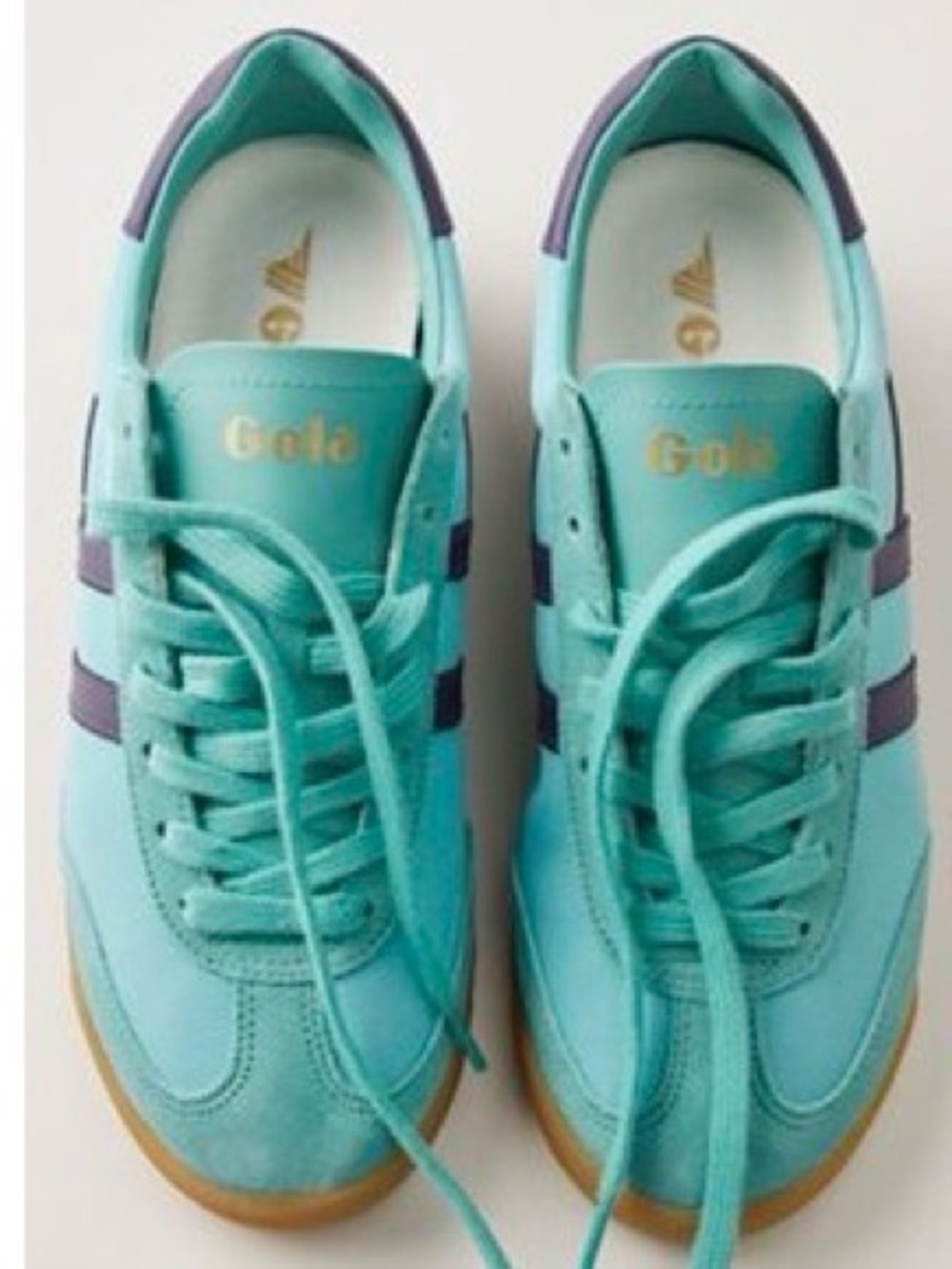 Gola Teal & Navy Lace-Up Sneakers